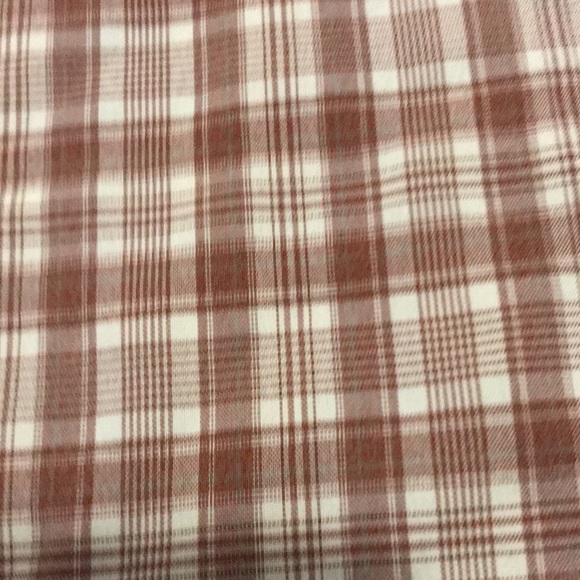 Brown gingham print high waisted pants - Picture 3 of 7